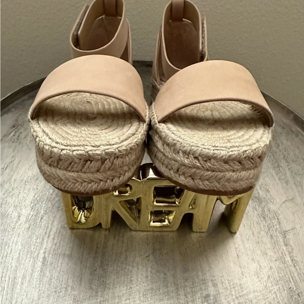 Splendid Tan Espadrille Ankle Strap Sandals Size 7M - Picture 5 of 12